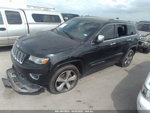 2014 JEEP GRAND CHEROKEE OVERLAND VIN: 1C4RJECT5EC442558