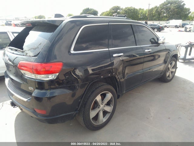 2014 JEEP GRAND CHEROKEE OVERLAND VIN: 1C4RJECT5EC442558