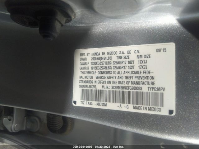 3CZRM3H5XFG709093 Honda CR-V EX