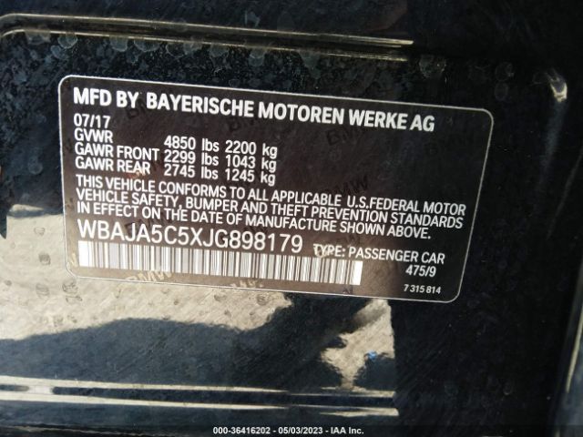 WBAJA5C5XJG898179 BMW 5 Series 530i