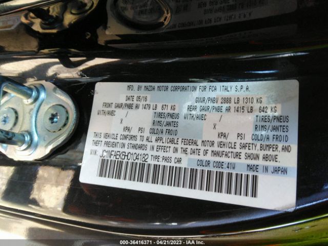 JC1NFAEK6H0104182 Fiat 124 Spider Classica