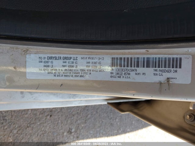 1C3CCBCG7EN150470 Chrysler 200 Limited