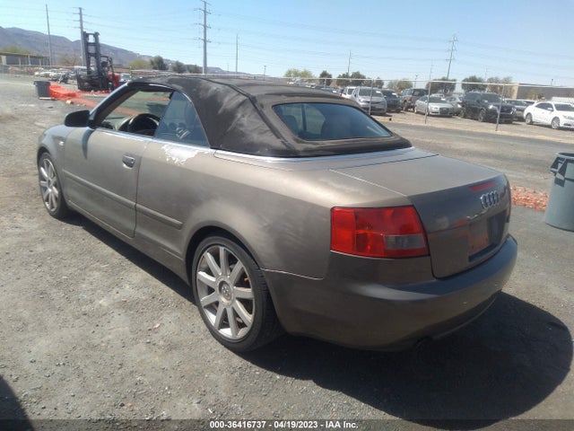 2003 AUDI A4 3.0L VIN: WAUAT48H83K014117