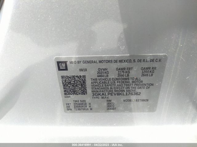 3GKALPEV8KL176362 GMC Terrain Slt