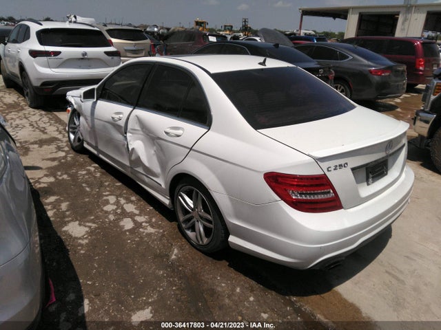 2013 MERCEDES-BENZ C-CLASS C 250 VIN: WDDGF4HB4DR257048