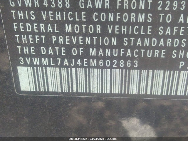 3VWML7AJ4EM602863 Volkswagen Jetta Sportwagen Tdi