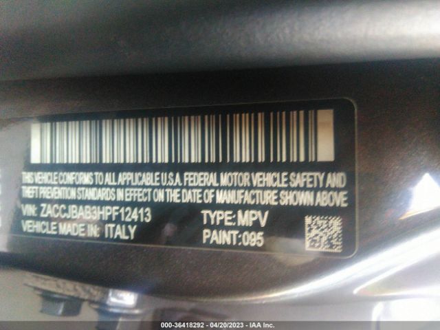 ZACCJBAB3HPF12413 Jeep Renegade Sport