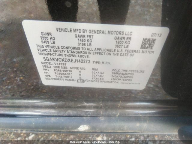 5GAKVCKDXEJ142273 Buick Enclave Premium