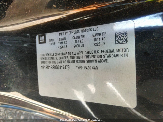 Chevrolet Camaro 2lt 2016 1G1FD1RS8G0117479 Image 11