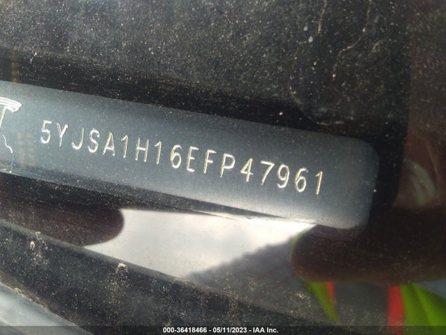 5YJSA1H16EFP47961 Tesla Model S 60 Kwh Battery/p85