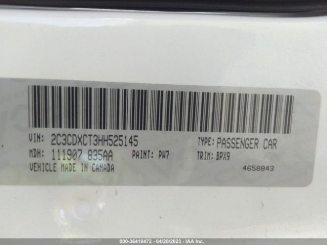 2C3CDXCT3HH525145 Dodge CHARGER R/T