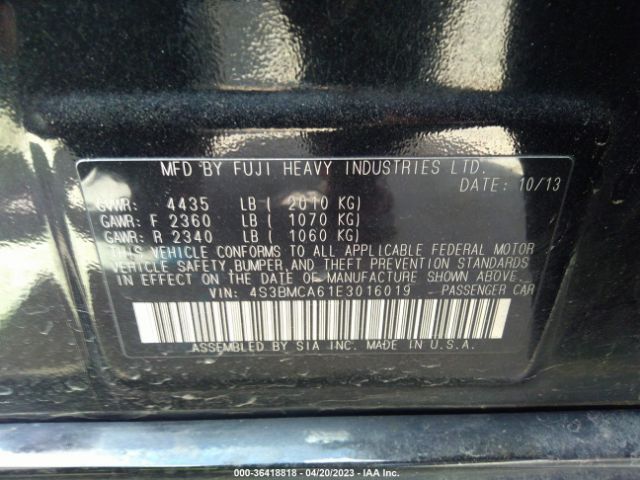 4S3BMCA61E3016019 Subaru Legacy 2.5i