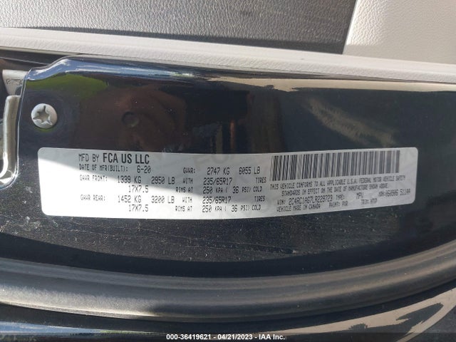 Chrysler Voyager L 2020 2C4RC1AG7LR229723 Image 9