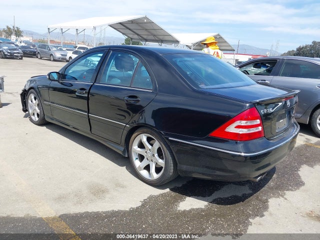 2007 MERCEDES-BENZ C-CLASS 2.5L SPORT VIN: WDBRF52H57F919908