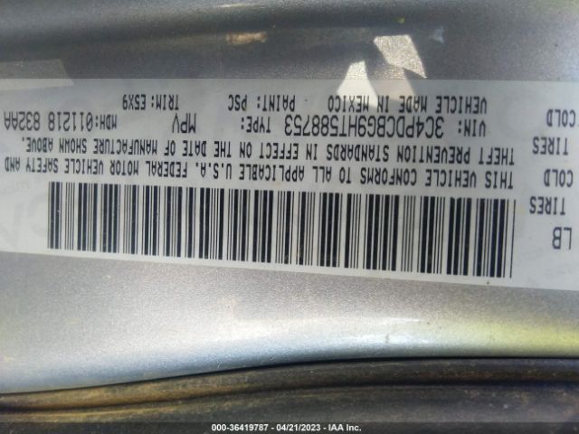 3C4PDCBG9HT588753 Dodge Journey Sxt