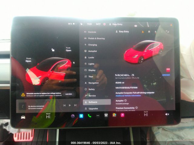 5YJ3E1EA3LF737009 Tesla Model 3 Standard Range