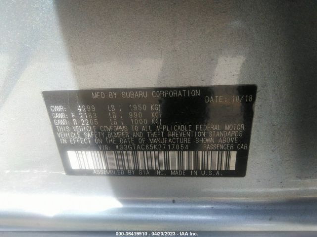 4S3GTAC65K3717054 Subaru Impreza Premium