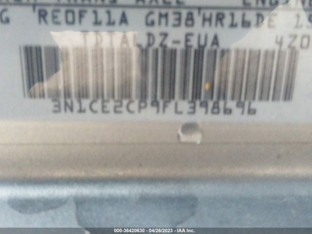 3N1CE2CP9FL398696 Nissan Versa Note Sv