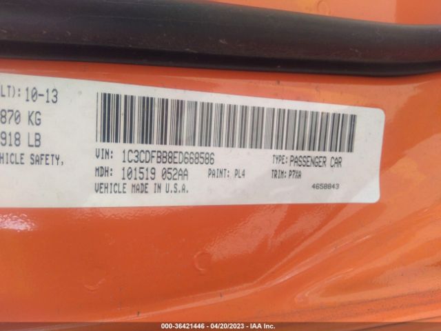 1C3CDFBB8ED668586 Dodge DART SXT