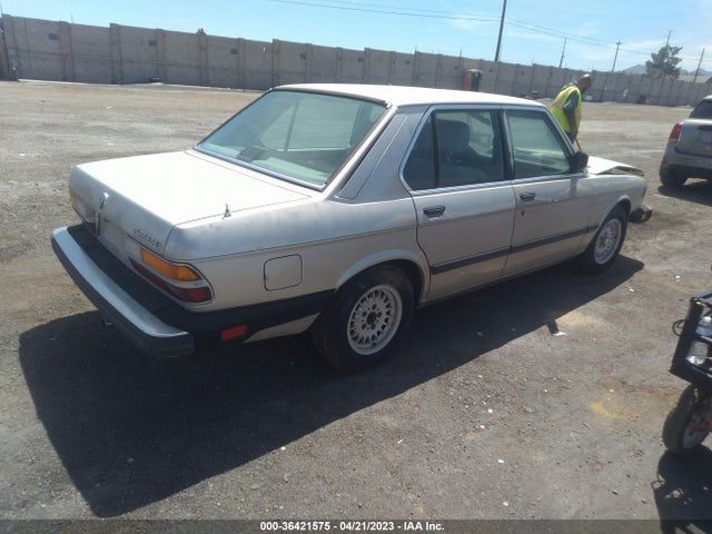 1986 BMW 528 E AUTOMATIC VIN: WBADK830XG9660054