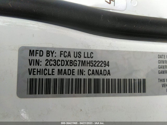Dodge Charger Sxt 2021 2C3CDXBG7MH522294 Image 9