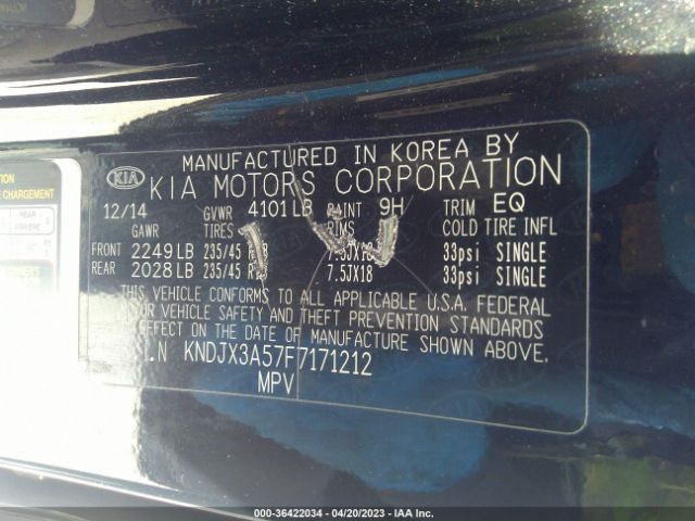 KNDJX3A57F7171212 KIA Soul !