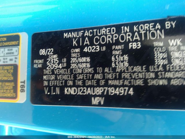 KNDJ23AU8P7194974 KIA SOUL S