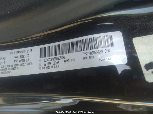 Chrysler 200 S 2015 1C3CCCBB3FN665639 Image 9