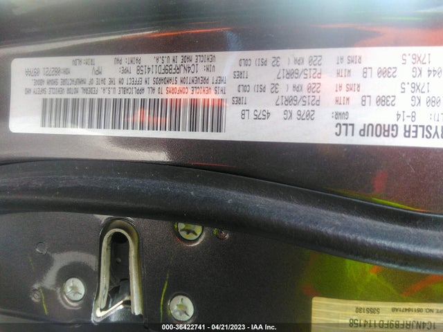 1C4NJRFB9FD114158 Jeep Patriot High Altitude Edition