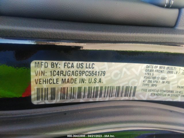 1C4RJGAG9PC564179 Jeep Grand Cherokee Laredo