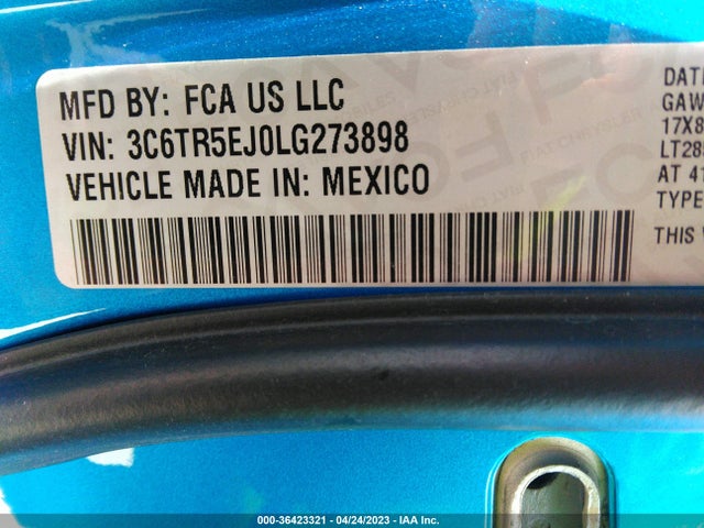 3C6TR5EJ0LG273898 RAM 2500 Power Wagon