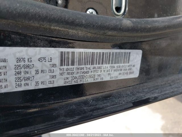 1C4NJDEB2HD126529 Jeep Compass High Altitude