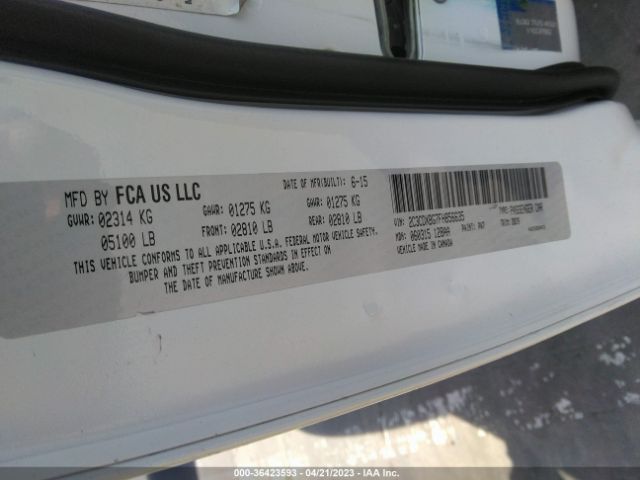 2C3CDXBG7FH856635 Dodge Charger Se