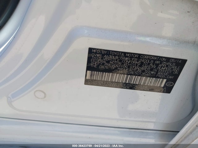 Lexus IS 350 2014 JTHBE1D28E5013549 Image 10