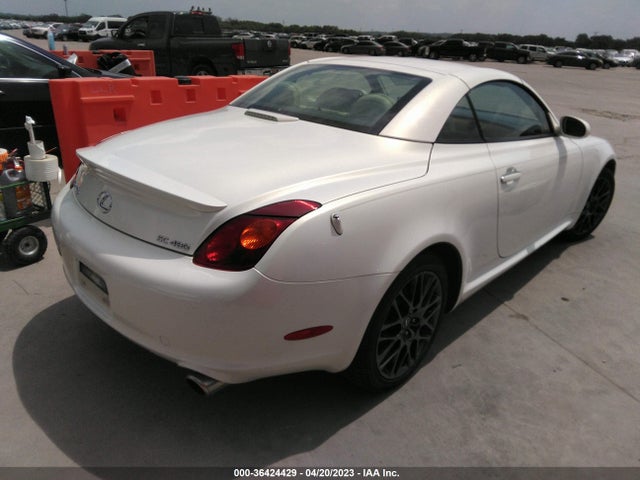 2004 LEXUS SC 430 VIN: JTHFN48Y840049707