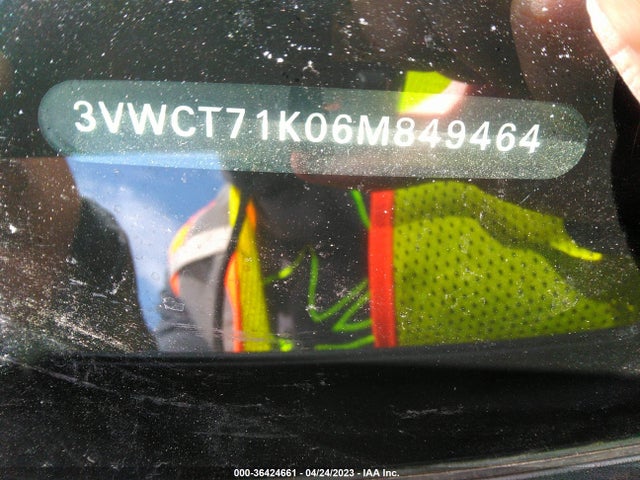 Aukcja sprzedaży 2006 Volkswagen Jetta Sedan 1.9l Diesel Edition, vin: 3VWCT71K06M849464, numer aukcji: 36424661