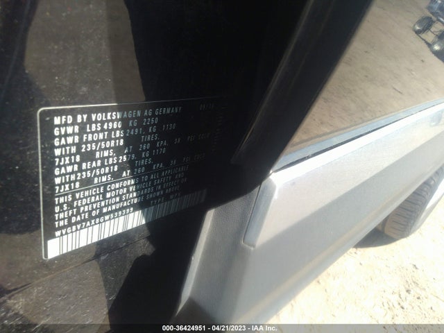 WVGBV7AX8GW539399 Volkswagen TIGUAN SE