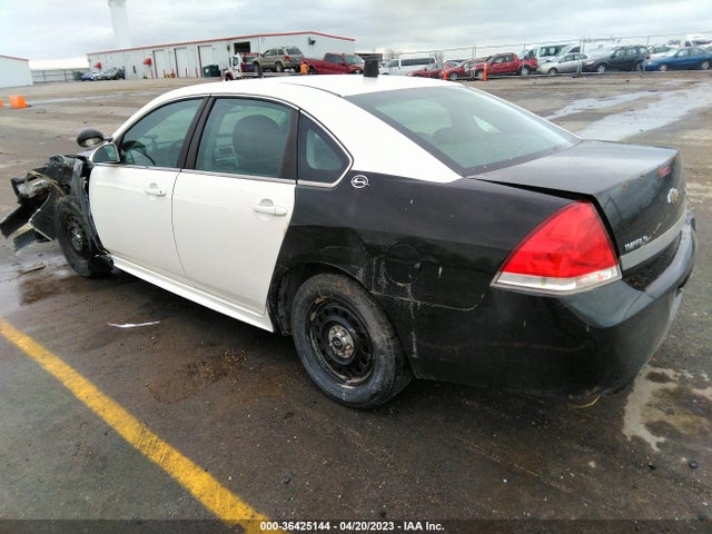2009 CHEVROLET IMPALA POLICE POLICE VIN: 2G1WS57M591296654