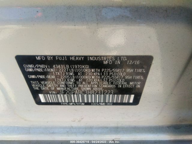 JF2GPABC3H8231223 Subaru Crosstrek Premium