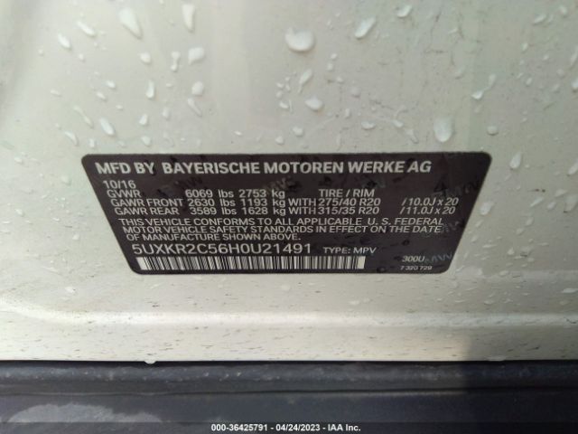 5UXKR2C56H0U21491 BMW X5 Sdrive35i