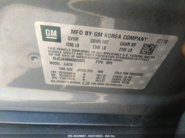 KL4CJASB6KB824925 Buick Encore Preferred
