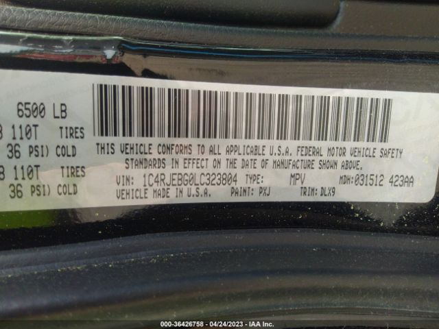1C4RJEBG0LC323804 Jeep Grand Cherokee Limited