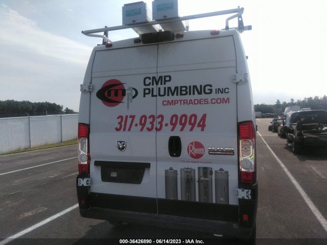 2021 RAM PROMASTER CARGO VAN VIN: 3C6LRVBG7ME530075