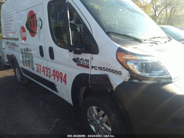 2021 RAM PROMASTER CARGO VAN VIN: 3C6LRVBG7ME530075