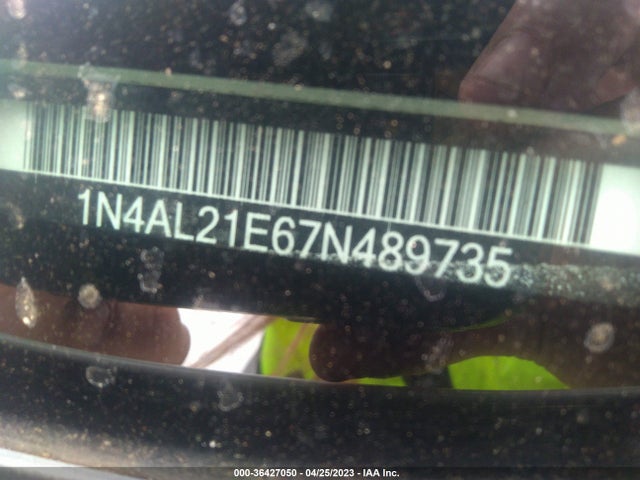 2007 NISSAN ALTIMA 2.5 S VIN: 1N4AL21E67N489735