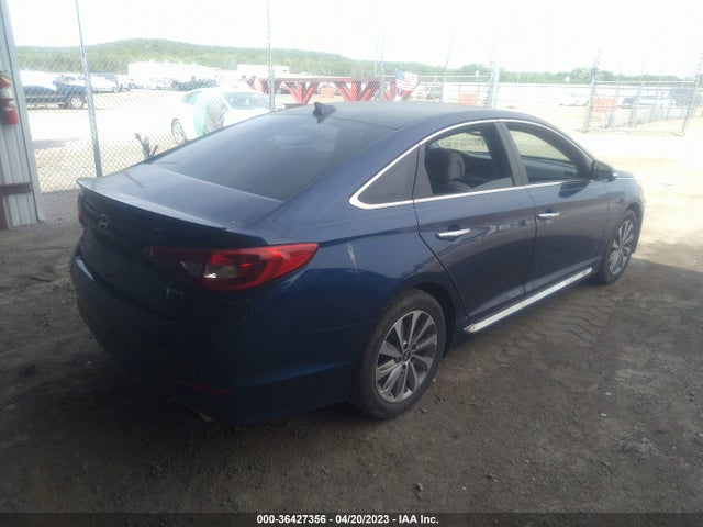 2016 HYUNDAI SONATA 2.4L SPORT VIN: 5NPE34AF8GH343014