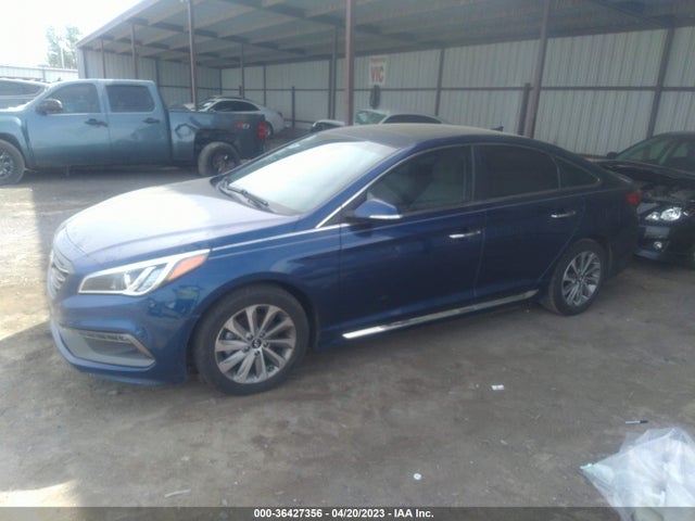 2016 HYUNDAI SONATA 2.4L SPORT VIN: 5NPE34AF8GH343014