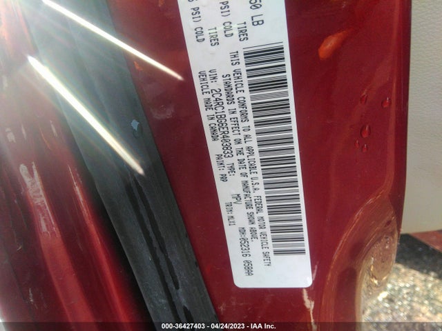 2C4RC1BG6ER403833 Chrysler Town & Country Touring