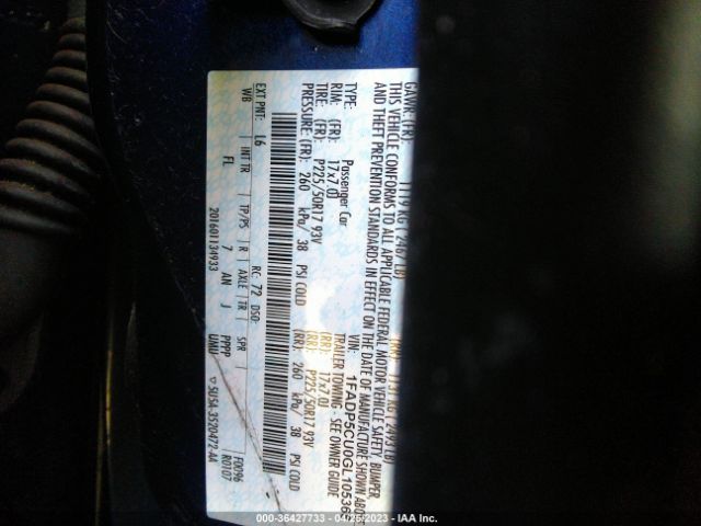 1FADP5CU0GL105368 Ford C-max Energi Sel