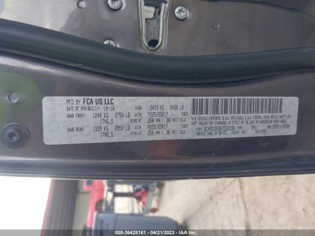3C4PDCBG8HT533159 Dodge Journey Sxt